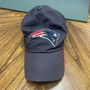 New England Patriots Navy Baseball Dad Hat One Size Football Super Bowl 2026